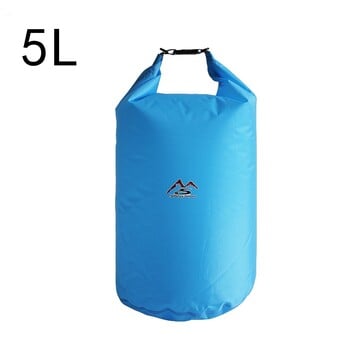 Εξωτερική 5L/10L/20L/40L/70L Dry Bag Αδιάβροχες τσάντες κολύμβησης Sack Αδιάβροχες Floating Dry Gear Bags for Boating Fishing Rafting