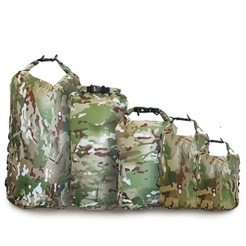 3L 5L 10L 20L 35L Outdoor Waterproof Dry Bag Camouflage Ultralight Water Separation Dry Gear Storage Sack for Swimming Kayaking