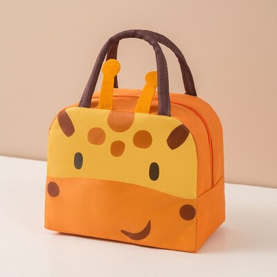 Geantă de prânz stereoscopică din pânză Oxford, geantă termică, geantă portabilă pentru alimente, geantă frigorifică mică, accesorii pentru cutie de prânz, termică