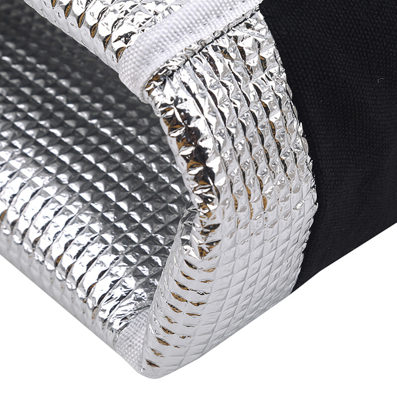 Saci de prânz din pânză termică pentru femei Geantă frigorifică Prânz izolat Bento Pachet Pungă de picnic cu mâncare Saci de prânz cu model de margarete pentru muncă