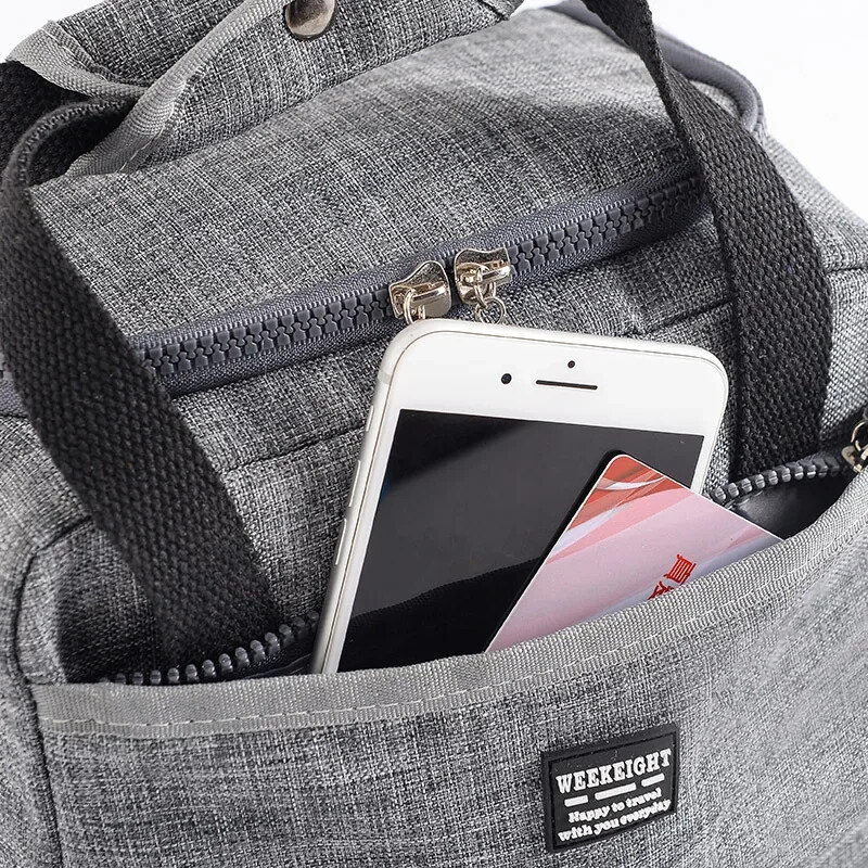 Saci de prânz izolate impermeabile, Oxford, Geantă de picnic necesară pentru călătorie, cutie termică pentru cină, unisex, cutie pentru alimente, accesorii, echipament