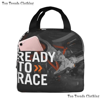 Geantă de prânz pentru motocicletă, gata de curse, bărbați, femei, cutie de prânz cu izolare termică, pentru copii, școlari