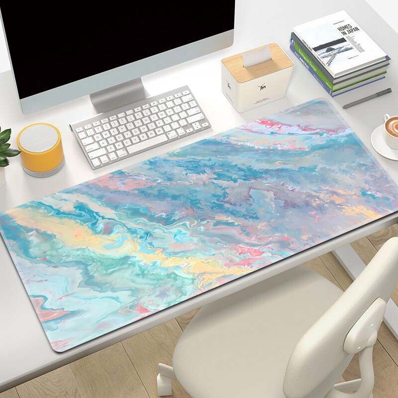 Mouse pad e-sports model personalizat transfrontalier rezistent la pete dintr-o singură bucată dropshipping tampă de masă din cauciuc foarte mare Pad mouse de precizie cu blocare a marginilor