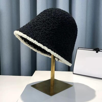 Pălărie de găleată pentru femei, iarnă tricotată, ocazional, păstrează căldura, pălărie de pescuit, pentru femei, groasă, caldă, design de modă, șapcă de iarnă coreeană Gorro Nou