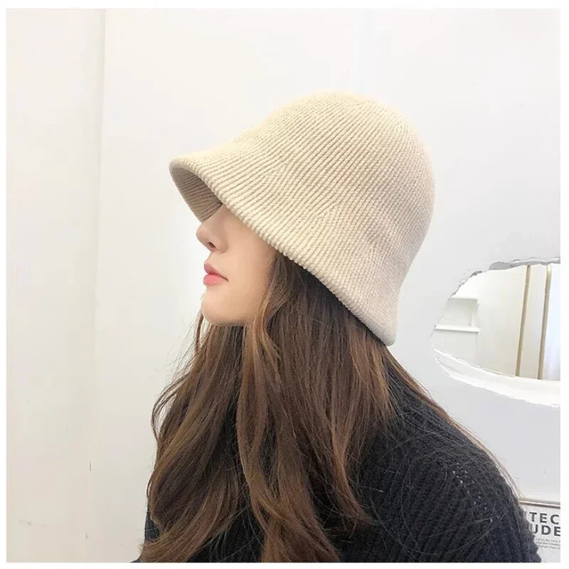 Nove ženske zimske jakne kape Vjetrootporne visoke kape Djevojka ići u kupnju Šeširi na otvorenom Zagrijte se šeširi Bež smeđa veleprodaja 2024.