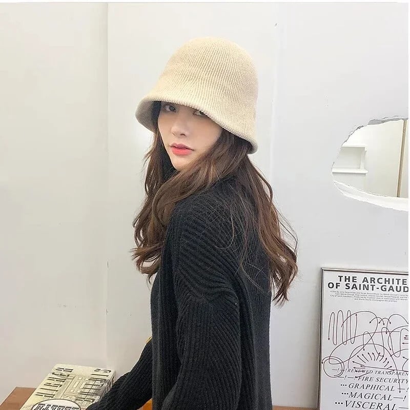 Nove ženske zimske jakne kape Vjetrootporne visoke kape Djevojka ići u kupnju Šeširi na otvorenom Zagrijte se šeširi Bež smeđa veleprodaja 2024.