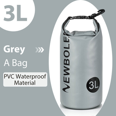 NEWBOLER 3L αδιάβροχη τσάντα ξηρής τσάντας για Camping Drift Trekking Τσάντα κολύμβησης Rafting Καγιάκ Trekking Ψάρεμα σε εξωτερικούς χώρους