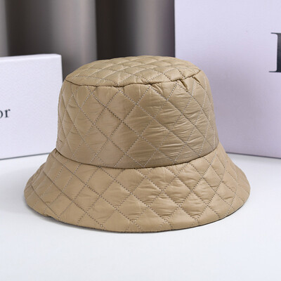 Pălărie de găleată de toamnă și iarnă japoneză simplă, culoare solidă, marca Xiaoyan Tide, caldă, ocazională, versatilă, pentru bazin, copii