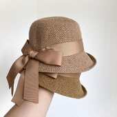 Nouă vară, femei, bărbați, pălărie de paie, pălărie cu boruri scurte, Trilby, pălării Panama, pălării de plajă pentru femei, pălărie de soare, respirabilă