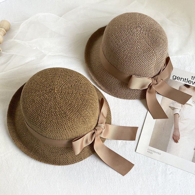 Nouă vară, femei, bărbați, pălărie de paie, pălărie cu boruri scurte, Trilby, pălării Panama, pălării de plajă pentru femei, pălărie de soare, respirabilă