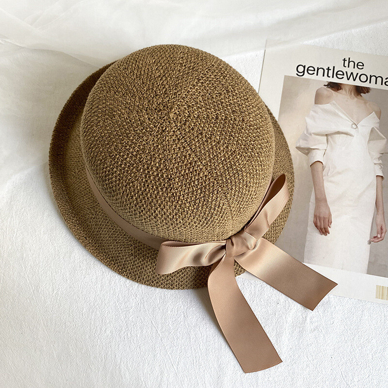 Nouă vară, femei, bărbați, pălărie de paie, pălărie cu boruri scurte, Trilby, pălării Panama, pălării de plajă pentru femei, pălărie de soare, respirabilă