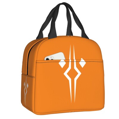 Fulcrum Ahsoka Tano Geantă de prânz termoizolantă pentru femei, cutie de prânz termoizolată, cutie de prânz, pe plajă, camping, picnic, cu mâncare
