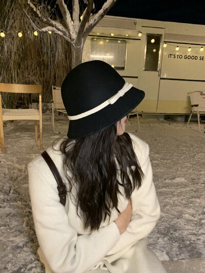 2024. gada rudens pavasaris Fedoras sieviešu cepure Eleganta vintage bantīte vilnas dāmu cepure kupols filca kāzu baznīcas džeza cepure, sieviešu bowler