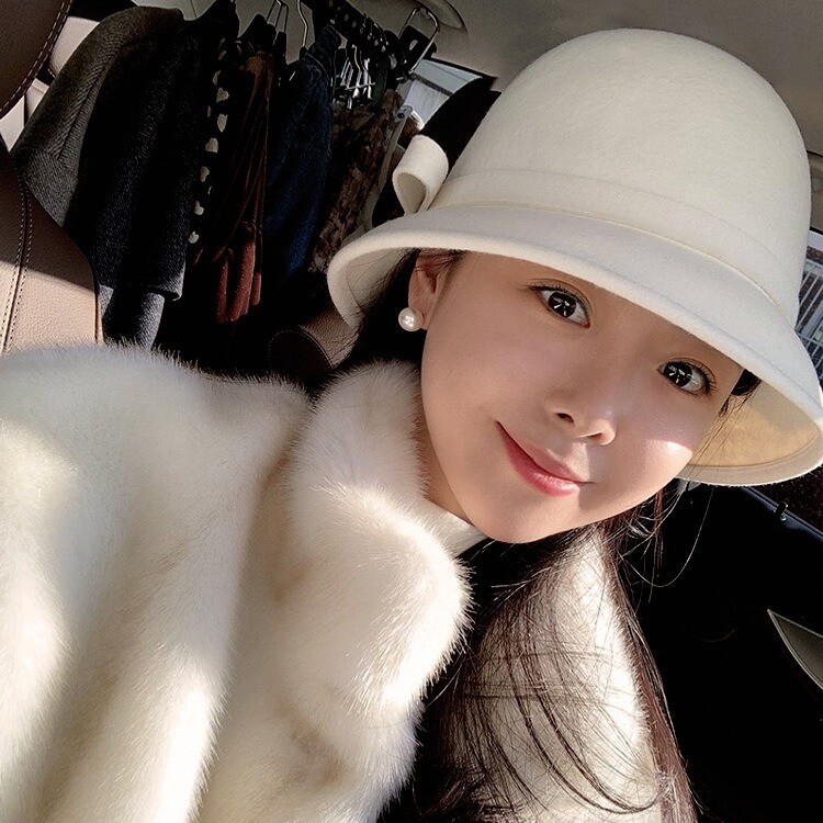 2024. gada rudens pavasaris Fedoras sieviešu cepure Eleganta vintage bantīte vilnas dāmu cepure kupols filca kāzu baznīcas džeza cepure, sieviešu bowler