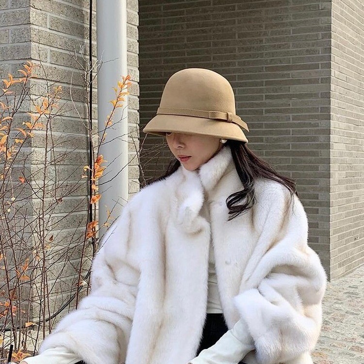 2024. gada rudens pavasaris Fedoras sieviešu cepure Eleganta vintage bantīte vilnas dāmu cepure kupols filca kāzu baznīcas džeza cepure, sieviešu bowler