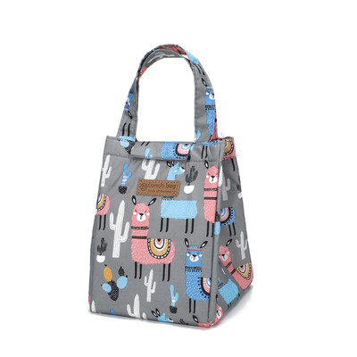 Geantă de prânz izolată din pânză Oxford Picnic, camping, alimente, băuturi, geantă de răcire, pachet de gheață, geantă de călătorie, cutie de prânz, adulți, copii