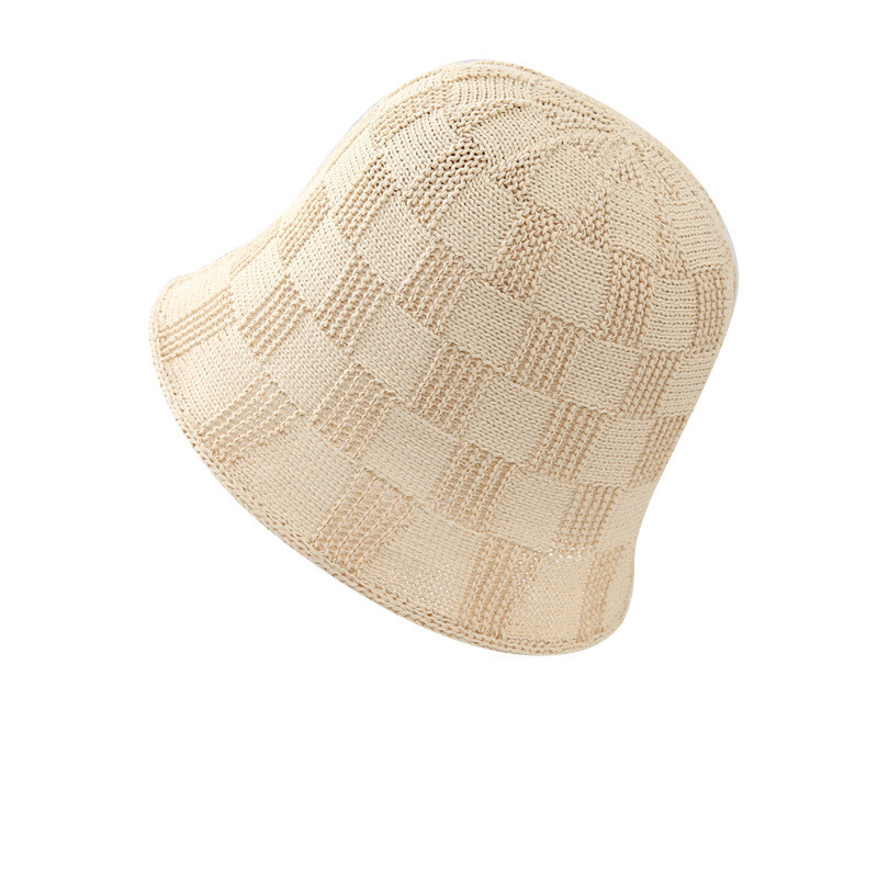 Șapcă de pescar împletită, vară, toamnă, pălărie decorativă de găleată pentru femei, protecție UV, șapci de soare Panama, pălării de plajă de vacanță