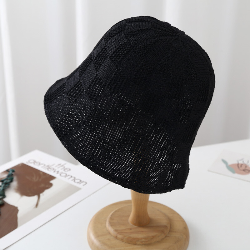 Șapcă de pescar împletită, vară, toamnă, pălărie decorativă de găleată pentru femei, protecție UV, șapci de soare Panama, pălării de plajă de vacanță