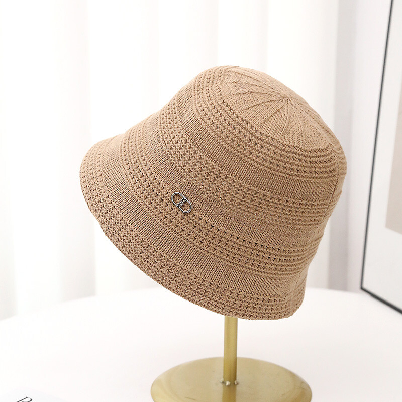 Pălării de găleată din bumbac respirabil, tricotat, pentru femei, primăvară, vară, vintage, tricotate, pălărie de pescar, noi șepci Panama pentru doamne