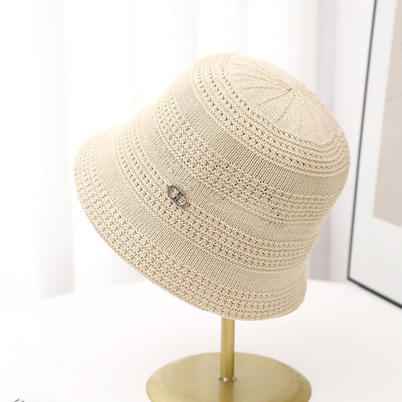 Pălării de găleată din bumbac respirabil, tricotat, pentru femei, primăvară, vară, vintage, tricotate, pălărie de pescar, noi șepci Panama pentru doamne