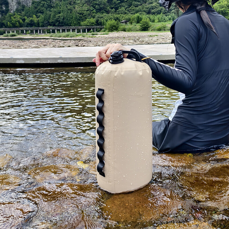 Daugiafunkcinis lauko vandens konteinerio krepšys pripučiamas plaukimo plūduras, vandeniui atsparus plūduriuojantis krepšys paplūdimio stovyklavimo plaukimo krepšiai