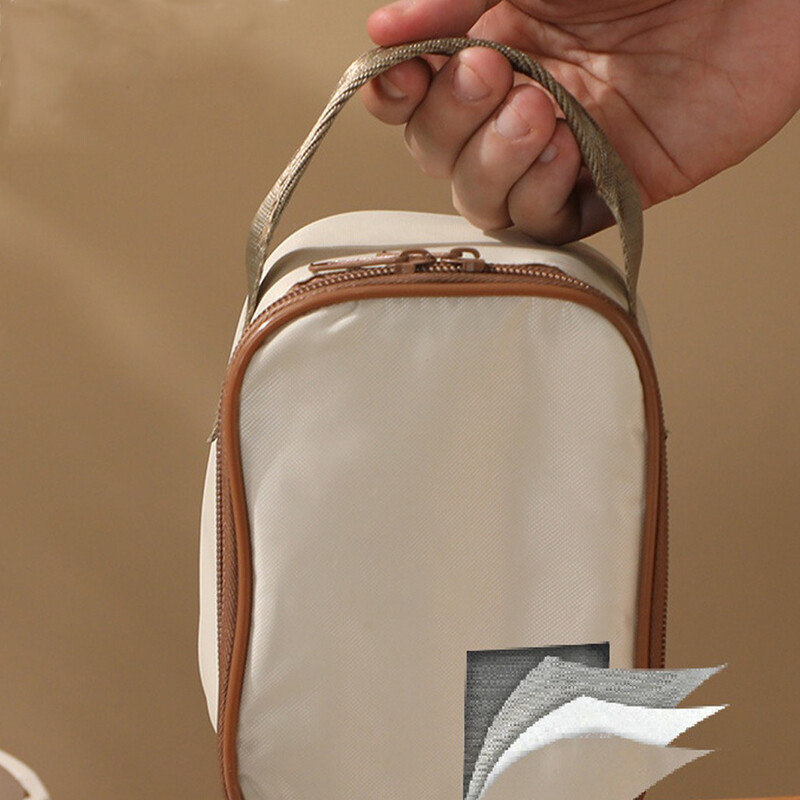 Izolație pe termen lung YANZAI: Gențile de prânz reutilizabile sunt constituite din pânză Oxford și folie de aluminiu, care este cunoscută pentru