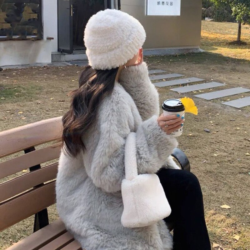 Dámska zimná klobúk, plyšová teplá rybárska čiapka, mäkká chlpatá panamská čiapka, dámska vonkajšia umývadlová slnečná čiapka