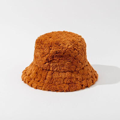 Pălărie cu găleată din blană de leopard, 2024 NOU, modă amuzantă, toamnă iarnă, pălărie de pescar de pluș, moale, caldă, groase, pălărie de găleată