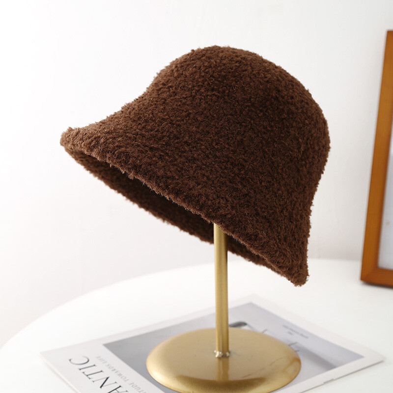 MAXSITI U zimske vunene tople kape od flisa za žene Vintage pletene ribarske kape zadebljane Pletene kape za umivaonik šešir