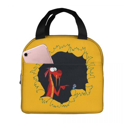 Mushu de la Mulan Genți de prânz Cutie Bento izolată Geanta portabilă de prânz Genți de picnic rezistente la scurgeri Geantă termică pentru femeie birou