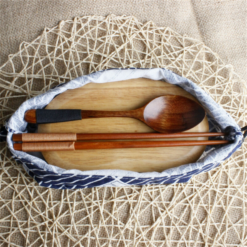 Geantă de prânz Pisică urs polar Cutie de prânz Cutie de prânz cu șnur Geanta pentru picnic în stil japonez Eco Poșetă de mână mică Container pentru cină Saci de depozitare a alimentelor