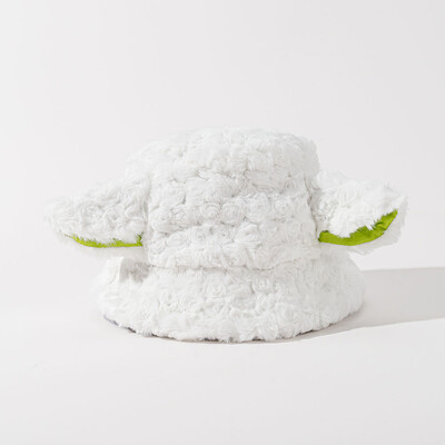 Pălărie cu găleată din blană de leopard, 2024 NOU, modă amuzantă, toamnă iarnă, pălărie de pescar de pluș, moale, caldă, groase, pălărie de găleată