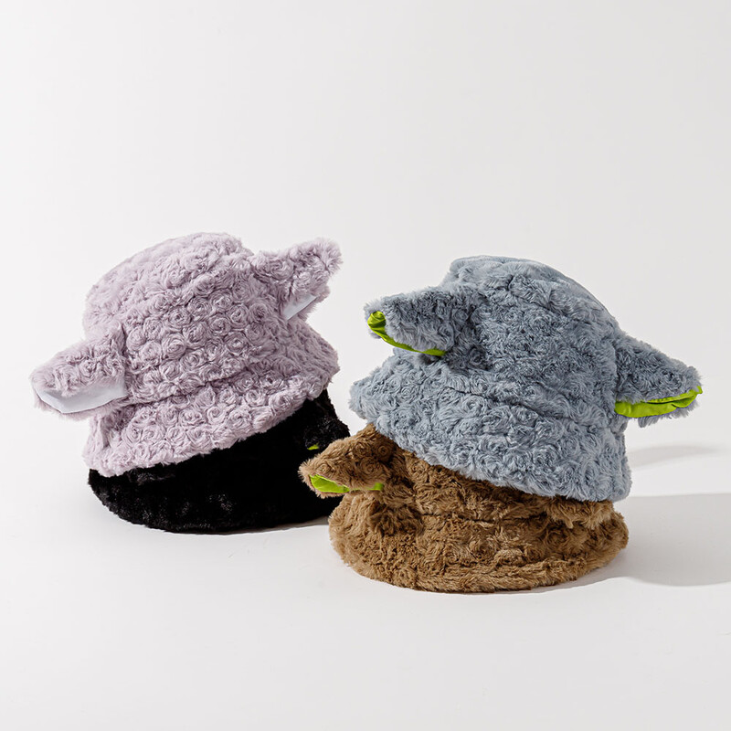 Pălărie cu găleată din blană de leopard, 2024 NOU, modă amuzantă, toamnă iarnă, pălărie de pescar de pluș, moale, caldă, groase, pălărie de găleată