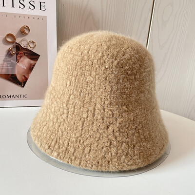 VISROVER 7 colorways ziemas vilnas kausa vāciņš sievietēm rudens silta cepure āra sportam rudens dāmu cepure dāvanu vairumtirdzniecība