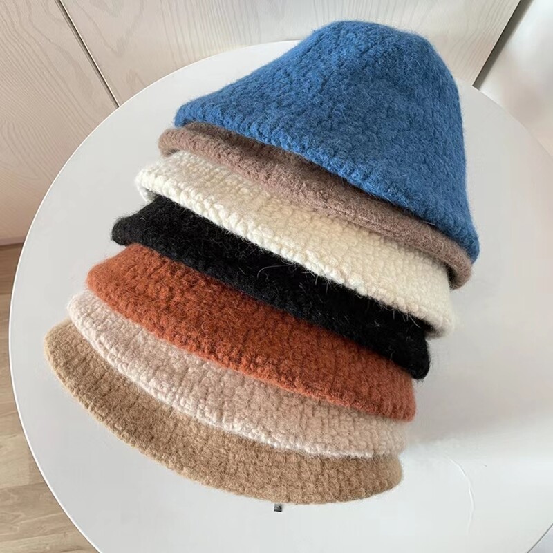 VISROVER 7 colorways ziemas vilnas kausa vāciņš sievietēm rudens silta cepure āra sportam rudens dāmu cepure dāvanu vairumtirdzniecība