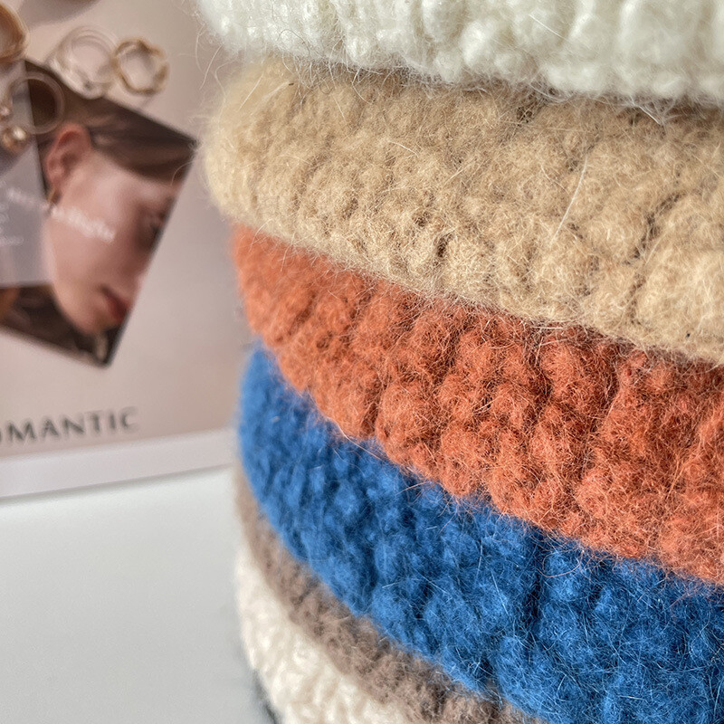 VISROVER 7 colorways ziemas vilnas kausa vāciņš sievietēm rudens silta cepure āra sportam rudens dāmu cepure dāvanu vairumtirdzniecība