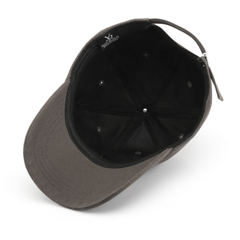 RICYGVM Șapcă de baseball cu litere de modă pentru bărbați, femei, pălărie brodata cu vârf, din bumbac, cu limbă de rață, șepci de soare în aer liber