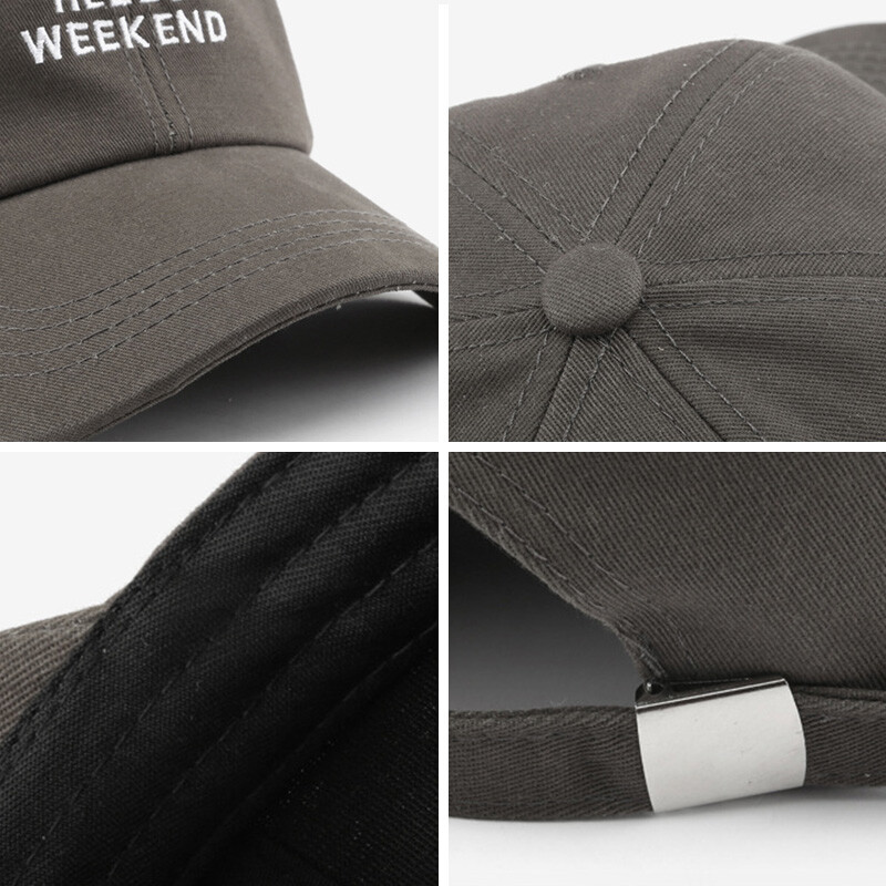 RICYGVM Șapcă de baseball cu litere de modă pentru bărbați, femei, pălărie brodata cu vârf, din bumbac, cu limbă de rață, șepci de soare în aer liber