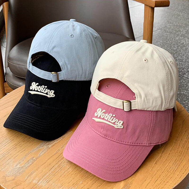 Pălărie de baseball cu broderie de litere RICYGVM pentru femei bărbați șapcă cu limbă de rață la modă Parasolar în aer liber Căciuli cu vârf Vizieri de culoare solidă