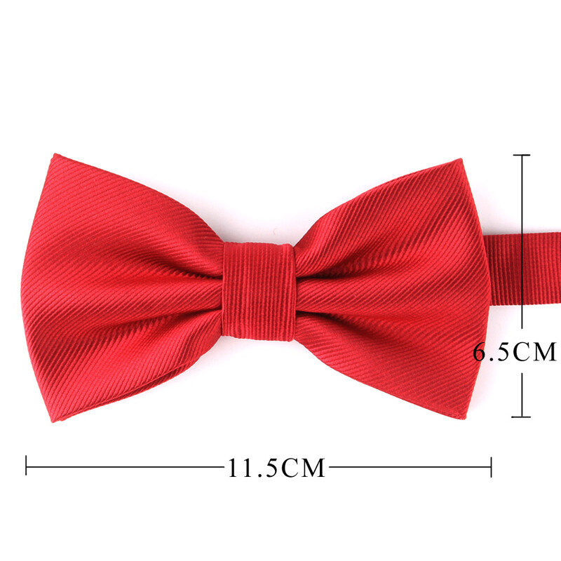 Jednobojna leptir leptir-mašna Modna leptir-mašna za muškarce Žene Leptir-mašna za odrasle Crno-crvene leptir-mašne Kravate Jednobojne leptir-mašne za mladoženje Dobri darovi