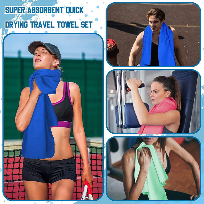 1 vnt. Mikropluošto paplūdimio rankšluostis, itin sugeriantis, kompaktiškas ir lengvai nešiojamas, tinka plaukiojimui, baseinui, vandens sportui, jogai, sporto salėje