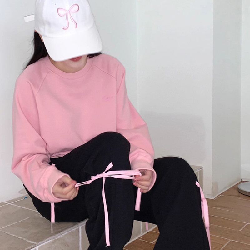 Pălărie de baseball pentru femei, cu broderie cu fundă RICYGVM, șapcă cu cic de rață pentru fată dulce, șapcă cu limbă de rață, protecție solară în aer liber