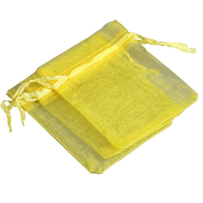 50 kom/lot 5x7 cm Candy mala organza vrećica s uzicom za prstenje i nakit