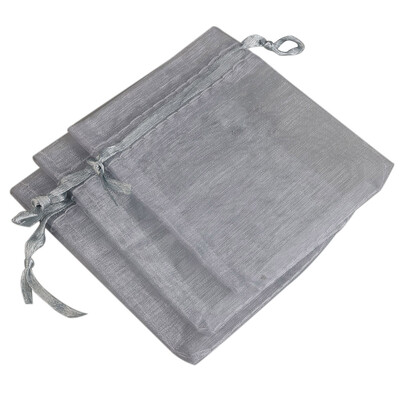 50 kom/lot 5x7 cm Candy mala organza vrećica s uzicom za prstenje i nakit