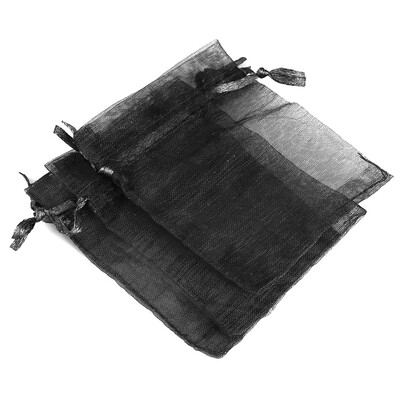 50 kom/lot 5x7 cm Candy mala organza vrećica s uzicom za prstenje i nakit