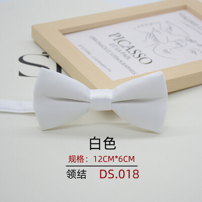 Папийонка с размери за възрастни за мъже, официален бизнес джентълмен, полиестер, плътен бантик, студент, младоженец, кум, вратовръзка, папийонка с пеперуда