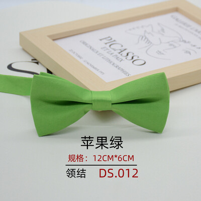 Папийонка с размери за възрастни за мъже, официален бизнес джентълмен, полиестер, плътен бантик, студент, младоженец, кум, вратовръзка, папийонка с пеперуда