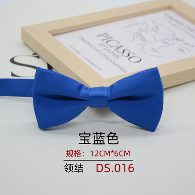 Папийонка с размери за възрастни за мъже, официален бизнес джентълмен, полиестер, плътен бантик, студент, младоженец, кум, вратовръзка, папийонка с пеперуда