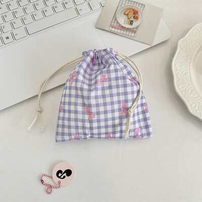 Poșetă mică pentru monede, cheie, căști, cablu de date, șnur de depozitare, geantă din pânză, bijuterii, ruj, pentru cosmetice