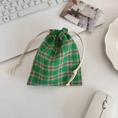 Poșetă mică pentru monede, cheie, căști, cablu de date, șnur de depozitare, geantă din pânză, bijuterii, ruj, pentru cosmetice